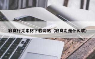 垦利寂寞行走素材下载网站（寂寞走是什么歌）